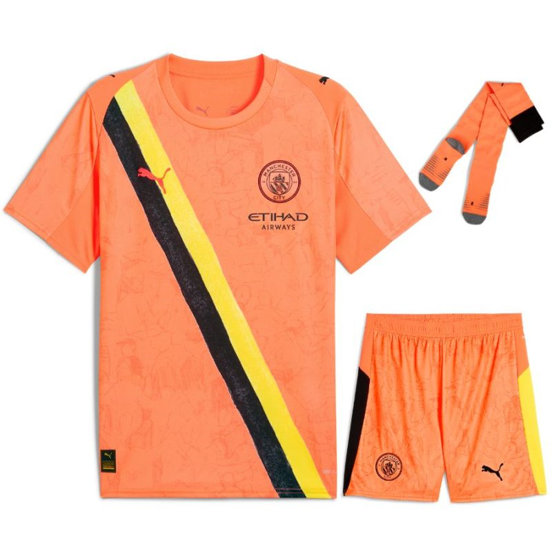 Set Completo Bambino Manchester City 2025/26 Trasferta FIFA Club World Cup